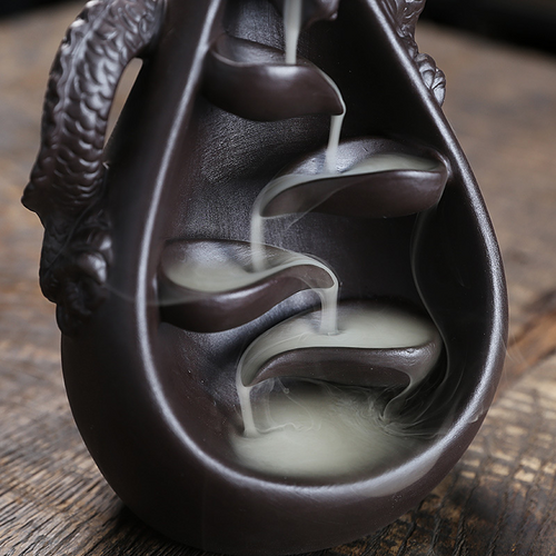 Auraz™ Dragon Incense Burner | Waterfall Smoke Effect
