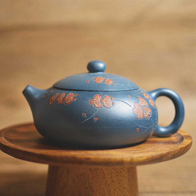 Auraz™ Yixing Purple Clay Teapot Handmade By Folk Artisans