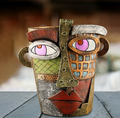 Auraz™  Picasso's Flowers Face Planter for Succulents