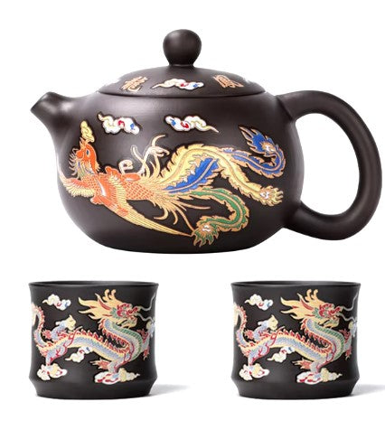 Color Changing Dragon Teapot Set – Interior Designer Favorite Ceramic Tea Set