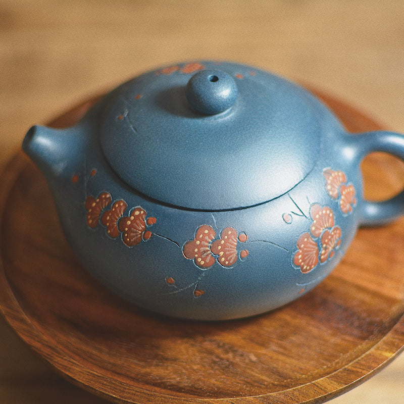 Auraz™ Yixing Purple Clay Teapot Handmade By Folk Artisans