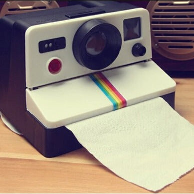 Auraz™ Vintage Camera Tissue Holder for Bathrooms