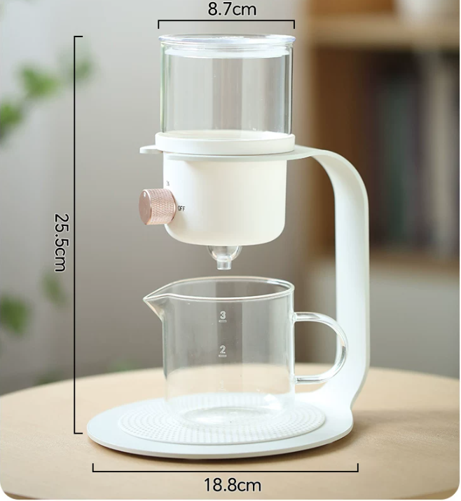 Auraz™ Ritual Brew Glass Coffee & Tea Maker | Modern Pour Over Pot
