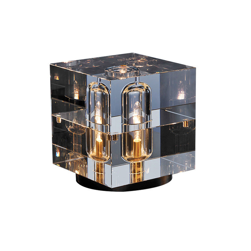 Auraz™  Artistic Pure Copper Table Lamp with Crystal Accent