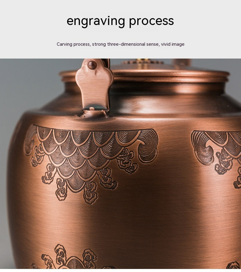 Auraz™ Heritage Copper Tea Kettle | Artisan Tea Ritual Collection
