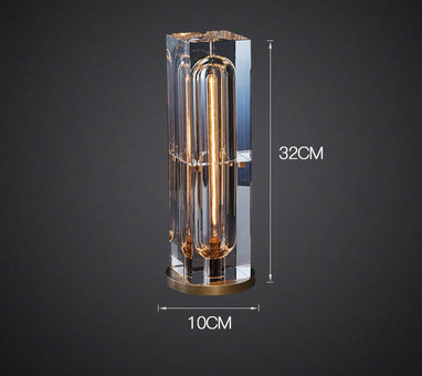 Auraz™  Artistic Pure Copper Table Lamp with Crystal Accent