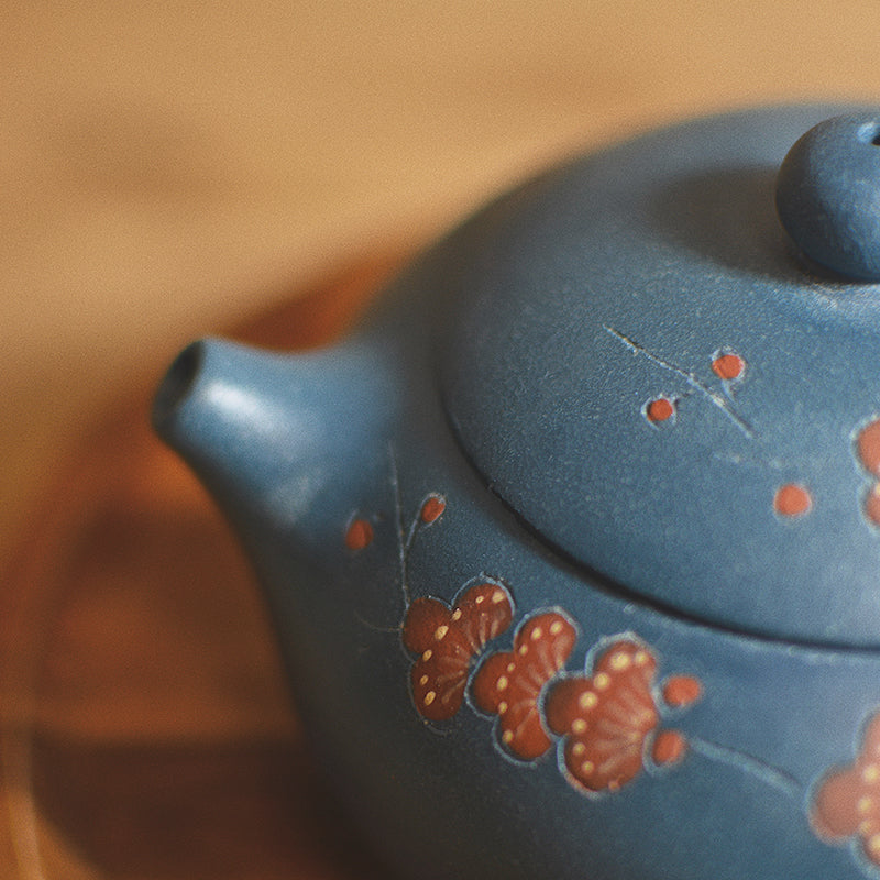Auraz™ Yixing Purple Clay Teapot Handmade By Folk Artisans