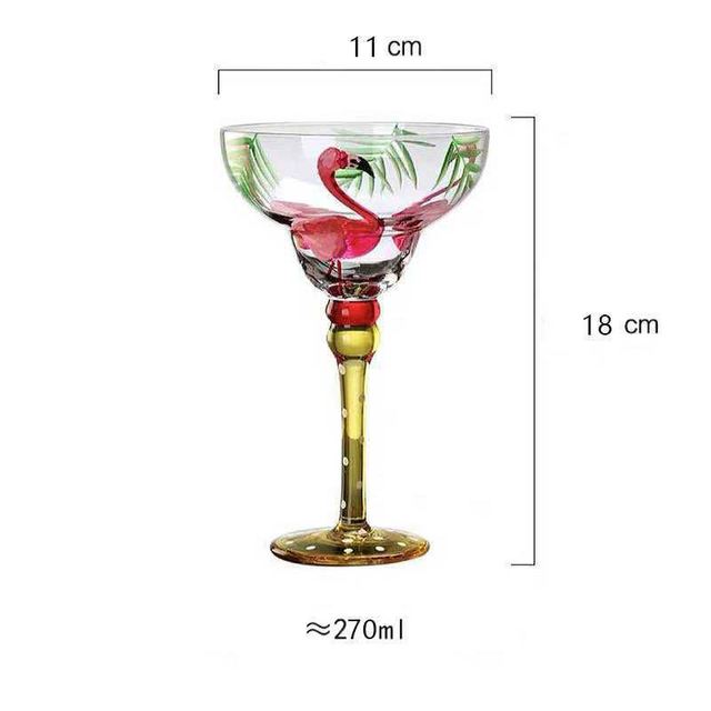 Auraz™ Artisan Margarita Glasses | Handblown Colorful Glassware