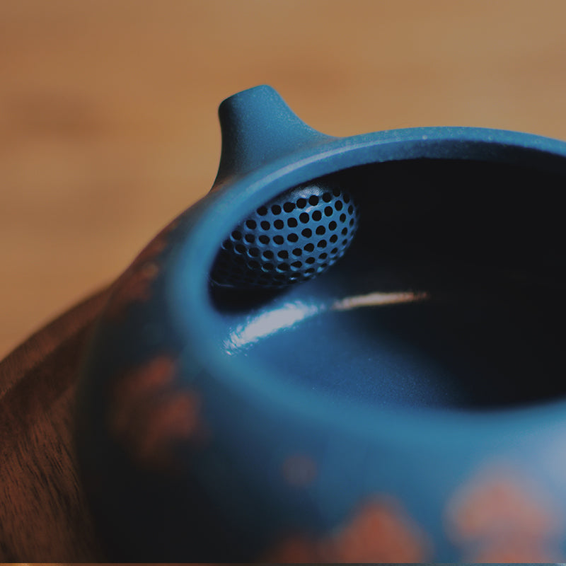 Auraz™ Yixing Purple Clay Teapot Handmade By Folk Artisans