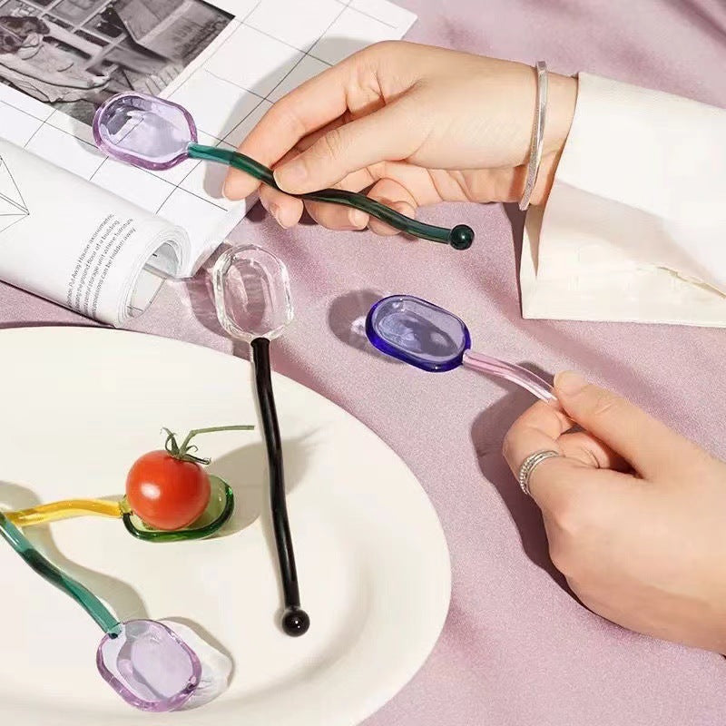 Auraz™  Candy Pop Spoon Set for Desserts and Coffee