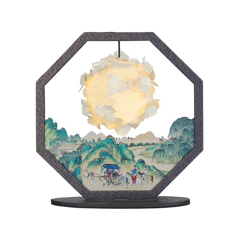 Auraz™ Paper Sculpture Lamp | Handcrafted Ambient Art Light
